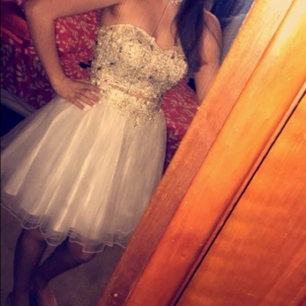 2 Piece White Dress